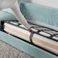 IKEA VIMLE Угловой диван раскладной 5-местный с козеткой, с широкими подлокотниками / Saxemara голубой 79537183 795.371.83