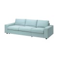 IKEA VIMLE Раскладной диван 3-местный, с широкими подлокотниками / Saxemara голубой 39537236 | 395.372.36