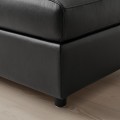 IKEA VIMLE ВИМЛЕ 3-местный диван с козеткой, Grann / Bomstad черный 59477359 594.773.59