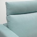 IKEA VIMLE ВИМЛЕ 3-местный диван с козеткой, с подголовником Saxemara / светло-голубой 99399133 | 993.991.33