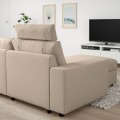 IKEA VIMLE ВИМЛЕ 3-местный диван с козеткой, с широкими подлокотниками с подголовником / Hallarp бежевый 59401411 | 594.014.11