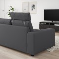 IKEA VIMLE ВИМЛЕ 3-местный диван, с подголовником с широкими подлокотниками / Hallarp серый 79401429 | 794.014.29