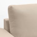 IKEA VIMLE ВИМЛЕ Кресло, с широкими подлокотниками / Hallarp бежевый 09477187 | 094.771.87