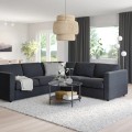 IKEA VIMLE ВИМЛЕ 4-местный угловой диван, Saxemara черно-синий 59399516 | 593.995.16