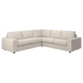 IKEA VIMLE ВИМЛЕ Чехол для 4-местного углового дивана, 4-местный, с широкими подлокотниками / Gunnared бежевый 49424210 | 494.242.10