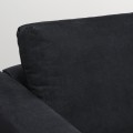 IKEA VIMLE ВИМЛЕ 2-местный диван, Saxemara черно-синий 69399016 693.990.16