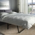 IKEA VIMLE Раскладной диван 3-местный, с широкими подлокотниками / Gunnared средне-серый 99545257 | 995.452.57