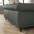 IKEA VISKAFORS ВИСКАФОРС 2-местный диван, Lejde серый / зеленый / коричневый 29443262 | 294.432.62