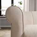 IKEA VISKAFORS ВИСКАФОРС 3-местный диван, Lejde светло-бежевый / береза 39443332 | 394.433.32