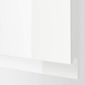 IKEA METOD МЕТОД / MAXIMERA МАКСИМЕРА Напольный шкаф с ящиком / 2 дверцами, белый / Voxtorp глянцевый / белый, 80x37 см 29461859 | 294.618.59