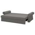 IKEA VRETSTORP Раскладной диван 3-местный, Hakebo темно-серый 29491248 294.912.48
