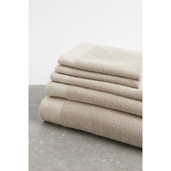 H&M Home Бавовняний махровий рушник - Світло-бежевий 1097305005 | 1097305005