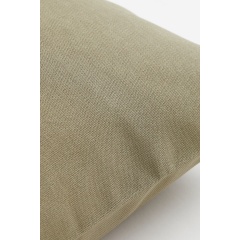 H&M Home Бавовняна наволочка - зелений хакі 1043565024 | 1043565024