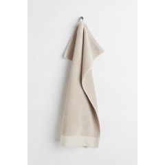 H&M Home Бавовняний махровий рушник - Світло-бежевий 1097305005 | 1097305005