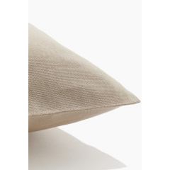 H&M Home Бавовняна наволочка - Бежева 1043565009 | 1043565009