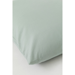 H&M Home Бавовняна наволочка - Шавлія зелена 0824403005 | 0824403005