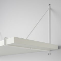 IKEA BERGSHULT БЕРГСХУЛЬТ / PERSHULT ПЕРСХУЛЬТ Полиця навісна, білий/білий, 80x30 см 69290747 | 692.907.47