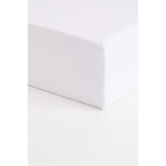 H&M Home Простирадло на резинці, Білий, 120x200 0458503001 | 0458503001