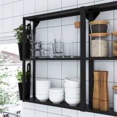 IKEA ENHET Кухня, антрацит/белый 69337349 | 693.373.49
