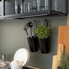 IKEA ENHET Кухня, антрацит/белый 69337349 | 693.373.49