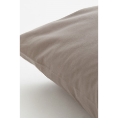 H&M Home Бавовняна наволочка - сіро-бежева 0824403007 | 0824403007