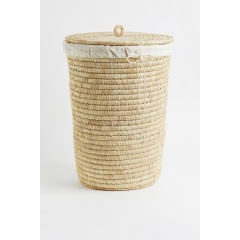 H&M Home Солом'яний кошик для білизни - Світло-бежевий 1088445001 | 1088445001