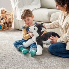 IKEA LIVLIG Іграшка м’яка, собака / сибірський хаскі, 57 см 40297990 | 402.979.90