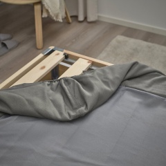 IKEA LYNGÖR Реечное основание матраса, включая ногу/темно-серый, 90x200 см 99608278 | 996.082.78