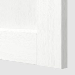 IKEA METOD МЕТОД / MAXIMERA МАКСІМЕРА Підлогова шафа/2 фронт пан/2 вис шх, білий Enköping / білий ефект деревини, 60x60 см 39473395 | 394.733.95