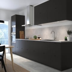 IKEA NICKEBO НІККЕБУ Фронтальна панель шухляди, матовий антрацит, 80x10 см 80537733 | 805.377.33