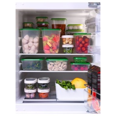 IKEA PRUTA Набор контейнеров, 17 шт., прозрачный/зеленый 60149673 | 601.496.73