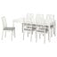 IKEA EKEDALEN ЭКЕДАЛЕН / EKEDALEN ЭКЕДАЛЕН Стол и 6 стульев, белый / Orrsta светло-серый, 180/240 cм 19221351 192.213.51