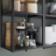IKEA ENHET ЭНХЕТ Каркас шкафа с полками, антрацит, 60x30x75 см 00448972 004.489.72