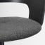 IKEA FJÄLLBERGET ФЬЕЛЛБЕРГЕТ Офисное кресло с колесами, ясеневый шпон черная морилка / Gunnared темно-серый 20396420 203.964.20
