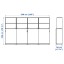 IKEA GALANT ГАЛАНТ Комбинация для хранения с раздвижными дверцами, дубовый шпон беленый, 320x200 cм 79285255 792.852.55