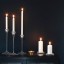 IKEA GLASIG ГЛАСИГ Поднос для свечи, прозрачное стекло, 10x10 см 60259143 602.591.43