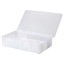 IKEA GLIS ГЛИС Коробка с крышкой, прозрачный, 34х21 см 00283103 002.831.03