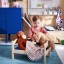 IKEA DUKTIG ДУКТИГ Кукольная кровать, сосна / разноцветный 40086351 400.863.51