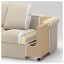 IKEA GRÖNLID ГРЕНЛИД 4-местный диван с козеткой, Inseros белый 49407140 494.071.40