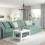 IKEA GRÖNLID ГРЕНЛИД 4-местный диван с козеткой, Ljungen светло-зеленый 19408848 194.088.48