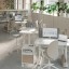 IKEA BEKANT БЕКАНТ Письменный стол с регулировкой высоты, белый, 120x80 см 49022519 490.225.19