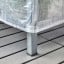 IKEA HYLLIS ХИЛЛИС Стеллаж с чехлом, прозрачный, 180x27x74-140 см 39291748 392.917.48