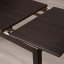 IKEA LANEBERG ЛАНЕБЕРГ Раздвижной стол, коричневый, 130/190x80 см 60447776 604.477.76