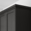 IKEA LERHYTTAN ЛЕРХЮТТАН Карниз декоративный, профилированная, черная морилка, 221 см 90356091 903.560.91