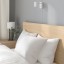 IKEA MALM МАЛЬМ Кровать односпальная, высокий, дубовый шпон беленый, 120x200 cм 60325162 603.251.62