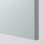 IKEA METOD МЕТОД Навесной горизонтальный шкаф / 2двери, нажимной механизм, белый / Veddinge серый, 60x80 см 99394507 993.945.07