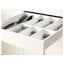 IKEA METOD МЕТОД / MAXIMERA МАКСИМЕРА Напольный шкаф с ящиками, белый / Bodbyn кремовый, 60x60 см 99913358 999.133.58