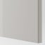 IKEA FARDAL ФАРДАЛЬ Двери с петлями, глянцевый / светло-серый, 50x195 cм 19177701 191.777.01
