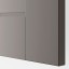 IKEA PAX ПАКС / GRIMO ГРИМО Комбинация шкафов, белый / Grimo серый, 200x60x201 cм 29386619 293.866.19
