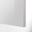 IKEA METOD МЕТОД Высокий шкаф для холодильника или морозильника с дверцей, белый / Ringhult светло-серый, 60x60x200 см 69296179 692.961.79